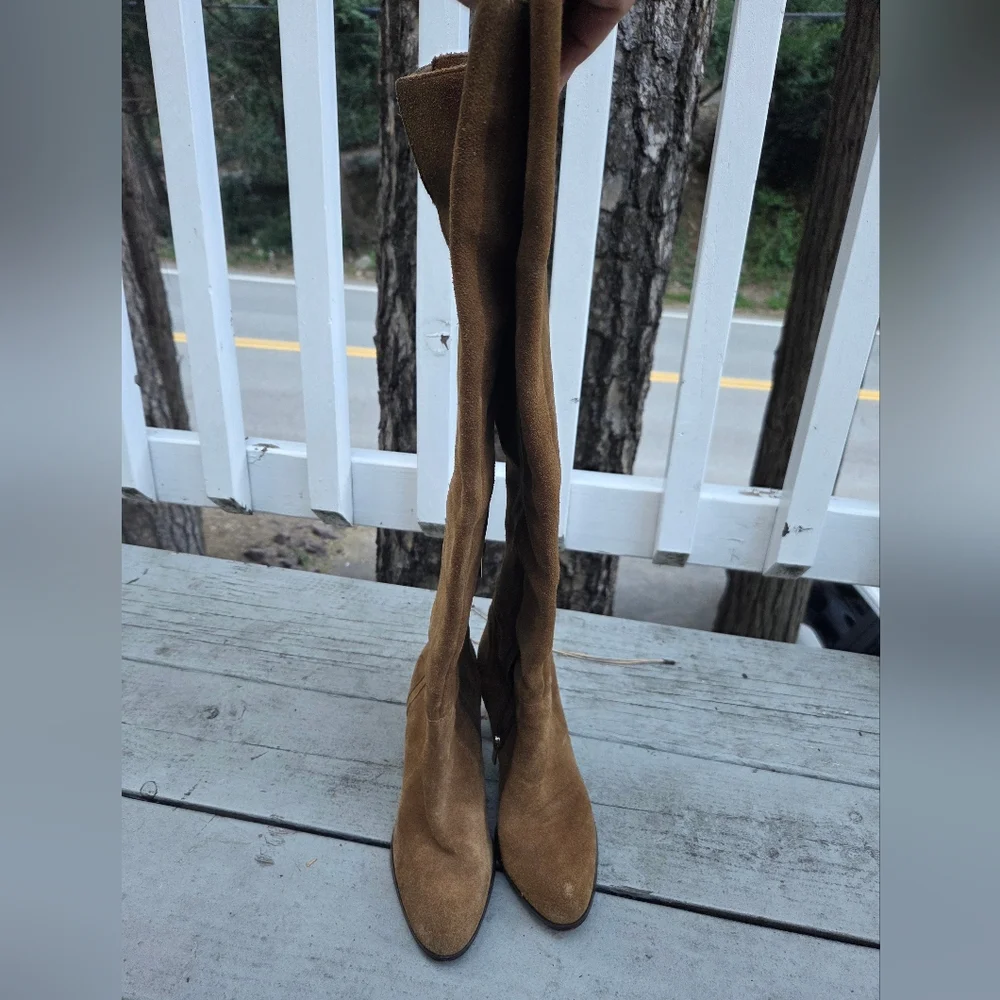 Saks Fifth Avenue‎ Tan Over the Knee Boots